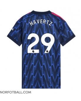 Billige Fotballdrakt Arsenal Kai Havertz #29 Replika Bortedrakt Dame 2025-26 Kortermet